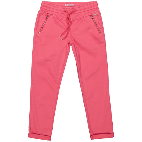 Red Button Ladies Tessy Cropped Joggers - Rasberry