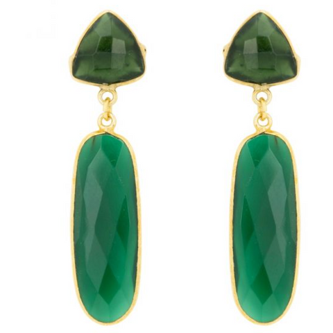 Ashiana Ladies Earrings - Tallulah Green