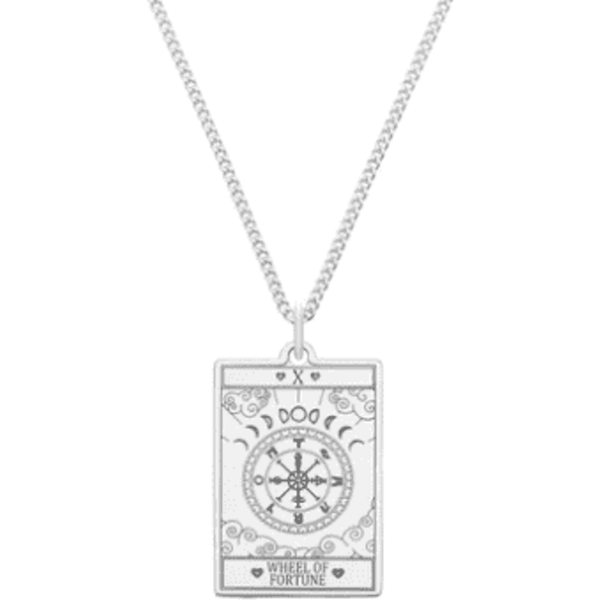 CarterGore Tarot Necklace - Wheel of Fortune