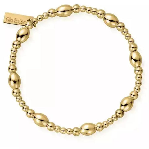 ChloBo Ladies Bracelet - Cute Oval Gold