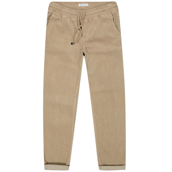 Red Button Ladies Tessy Cord Joggers - Clay