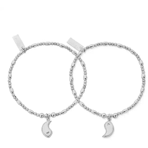 To share with that one person you can’t live without. Featuring a dainty charm entwined on a string of tastefully textured beads, these bracelets will incorporate perfectly into a growing stack, or will wear beautifully as a standalone piece.
