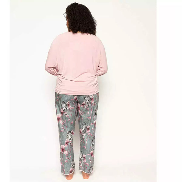 Cyberjammies Ladies Pyjamas - Jessica Leopard Print Pyjama Pants