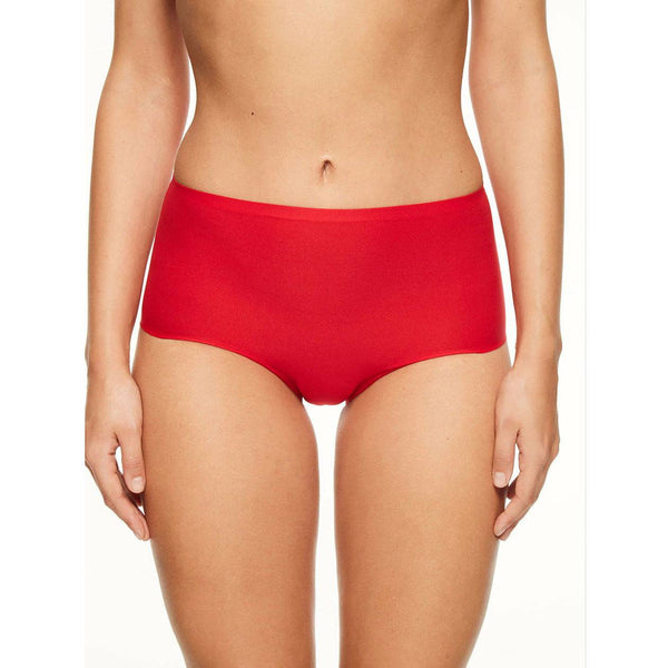 Chantelle Softstretch Ladies High Waisted Briefs - Poppy Red